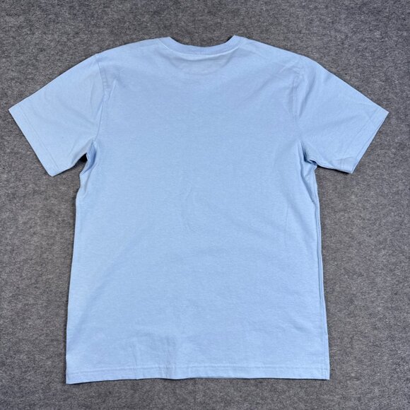 Carhartt T Shirt Mens Medium Blue Relaxed Fit Texas Heavyweight Light Baby - Picture 9 of 10